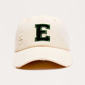 Varsity E Baseball Hat - Ivory/combo